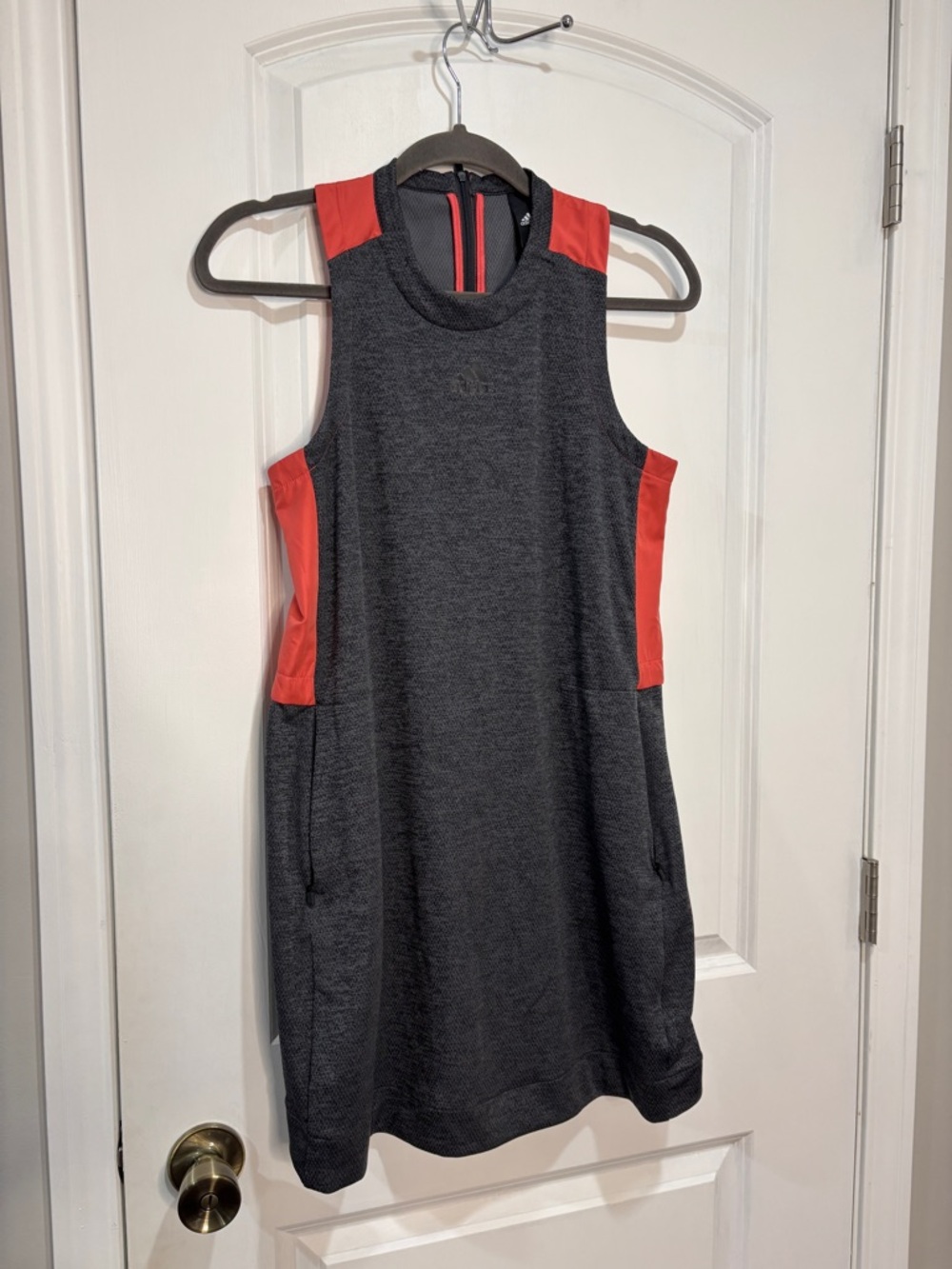 Adidas Gray/Coral Short Athletic Dress Size Small